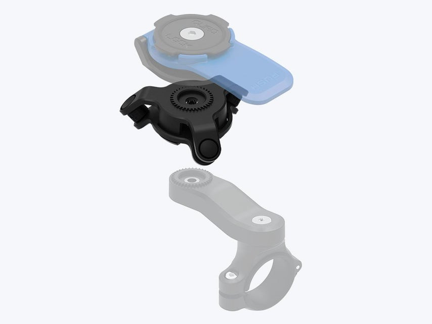 Quad Lock QLA-VDM – Fahrrad-/Motorrad-Halterung – Vibrationsdämpfer, Lenker, für Quad Lock Hüllen – Schwarz