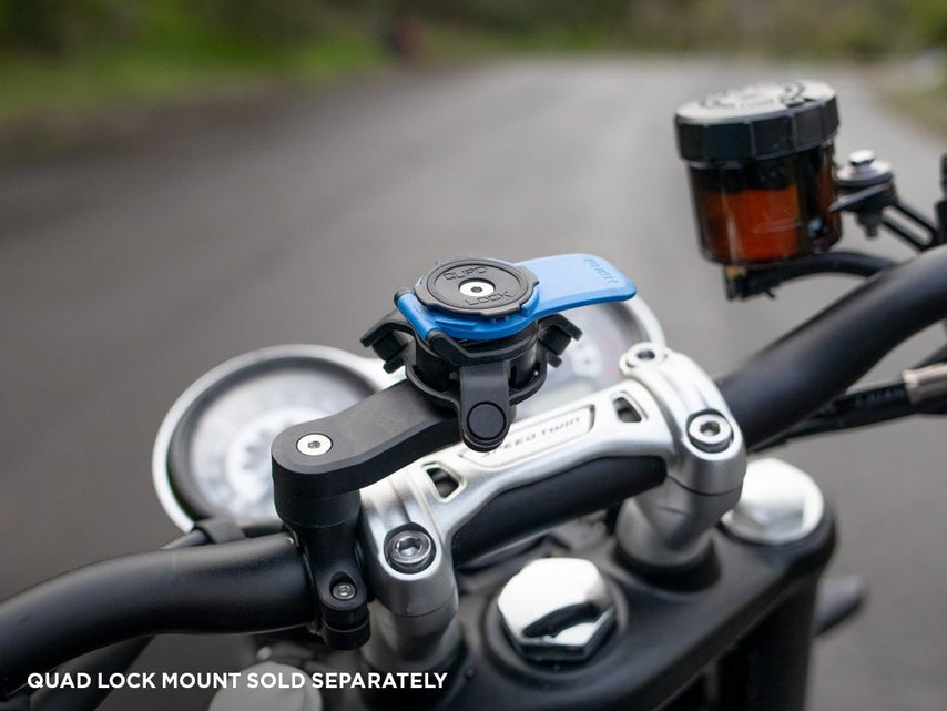 Quad Lock QLA-VDM – Fahrrad-/Motorrad-Halterung – Vibrationsdämpfer, Lenker, für Quad Lock Hüllen – Schwarz