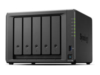 Synology DS1525+ – 5-Bay Desktop NAS – AMD Ryzen V1500B, 8 GB RAM, 2.5GbE