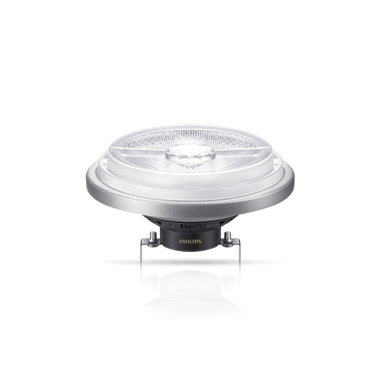 Philips MAS LED-Reflektor AR111 G53 – 10,8 W dimmbar, 620 lm, 3000 K warmweiss, 9°, für Niedervolt