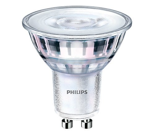 Philips LED-Leuchtmittel GU10 Spot – 345 lm, 4 W, Warmweiss 3000 K, 36°, dimmbar – 1 Stk.