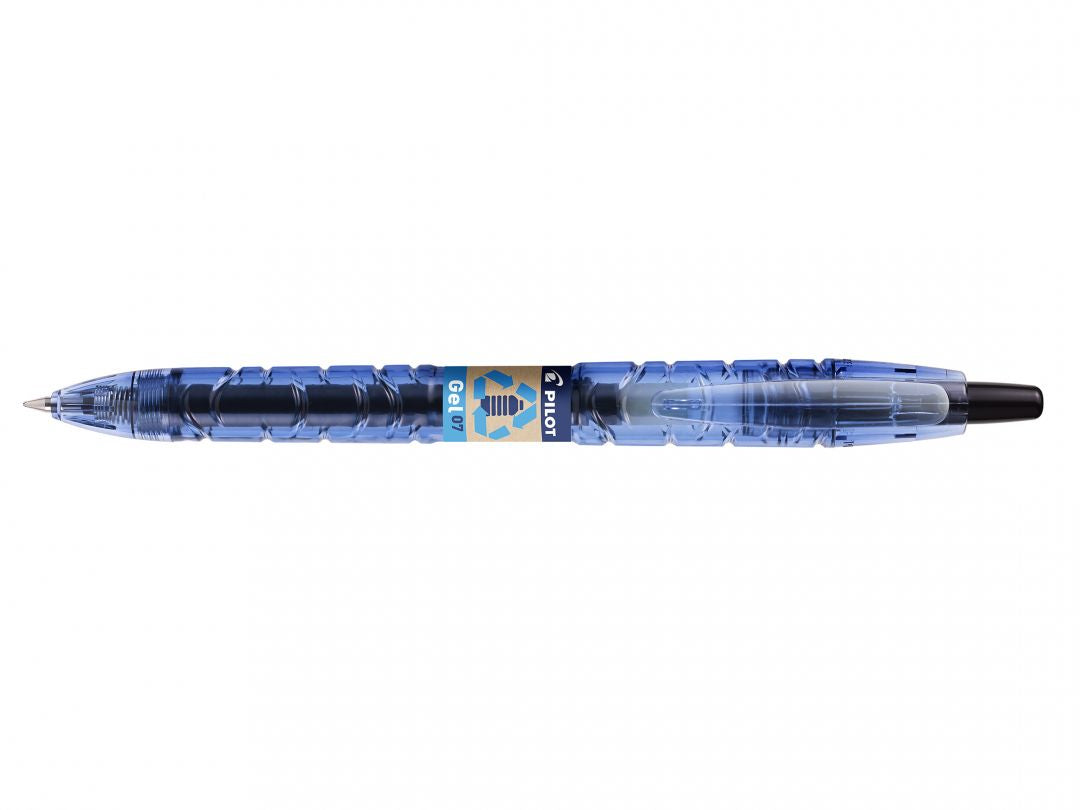 Pilot B2P Gelschreiber, Druckmechanik – Schwarz, Spitze 0,7 mm, dokumentenecht, nachfüllbar