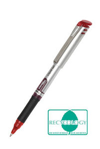 Pentel EnerGel Fine Gelschreiber – rot, 0,7 mm, schnelltrocknend, Kappe