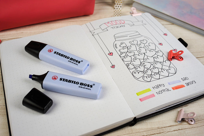 STABILO BOSS Original Textmarker Kirschblütenrosa – Keilspitze, 2–5 mm