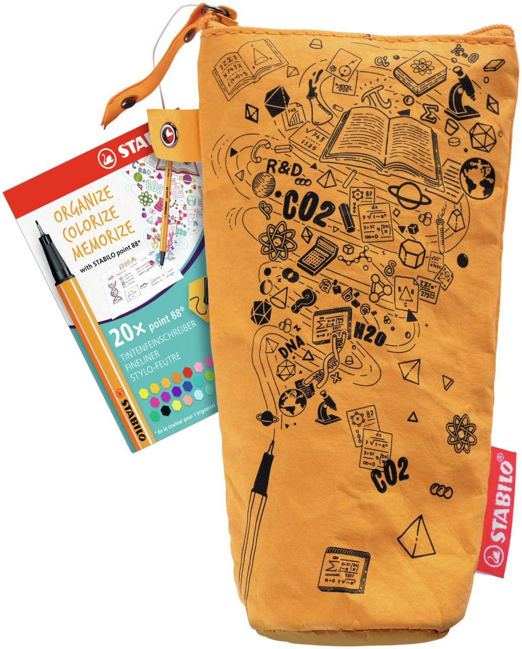 STABILO Fineliner – 20er-Set 0,4 mm – sortiert