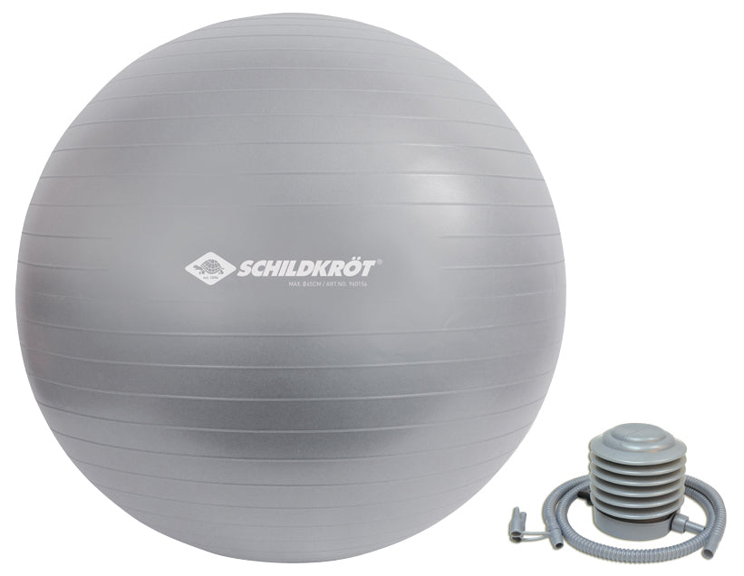 Schildkröt Fitness Sitzball – Grau, Ø 65 cm, bis 120 kg