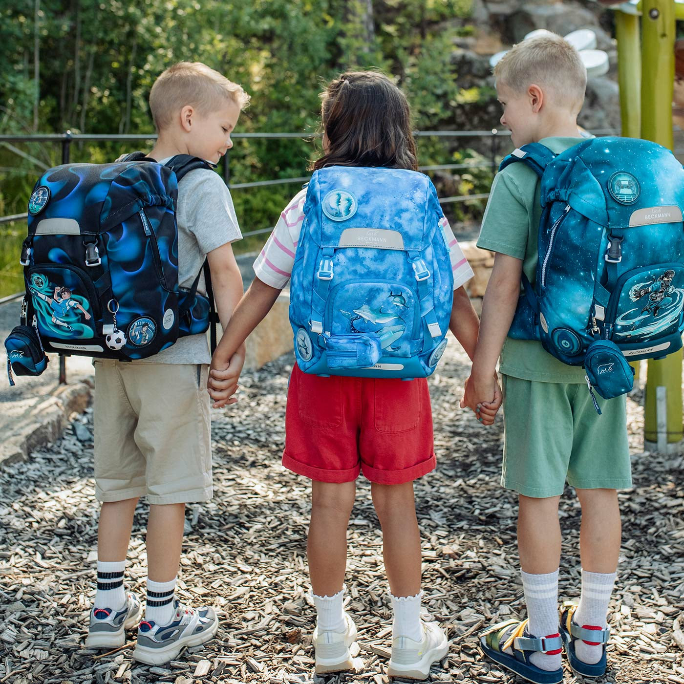 Beckmann Schulrucksack Classic 1st – 6-teilig – Magic League – 24,0×37,0×25,0 cm – aus rPET