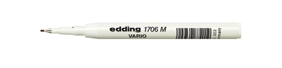 Edding Faserschreiber-Mine 1706 M Vario – rot, 0,5 mm, geruchsarm