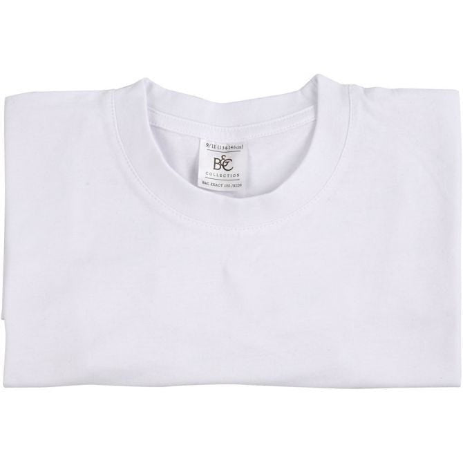 Creativ Company T-Shirt – 9–11 Jahre – Weiss, Baumwolle