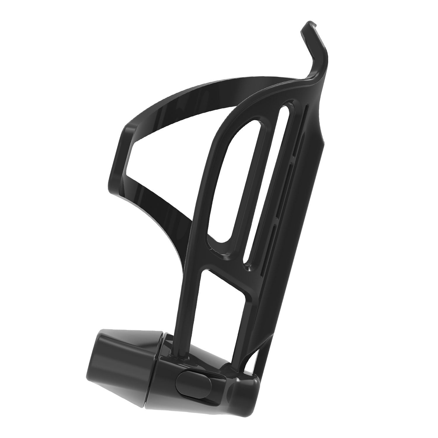 Lezyne Seitenständer – wetterfest, mit Tasche – für Trekking-/Citybike – schwarz, Graphit Composite