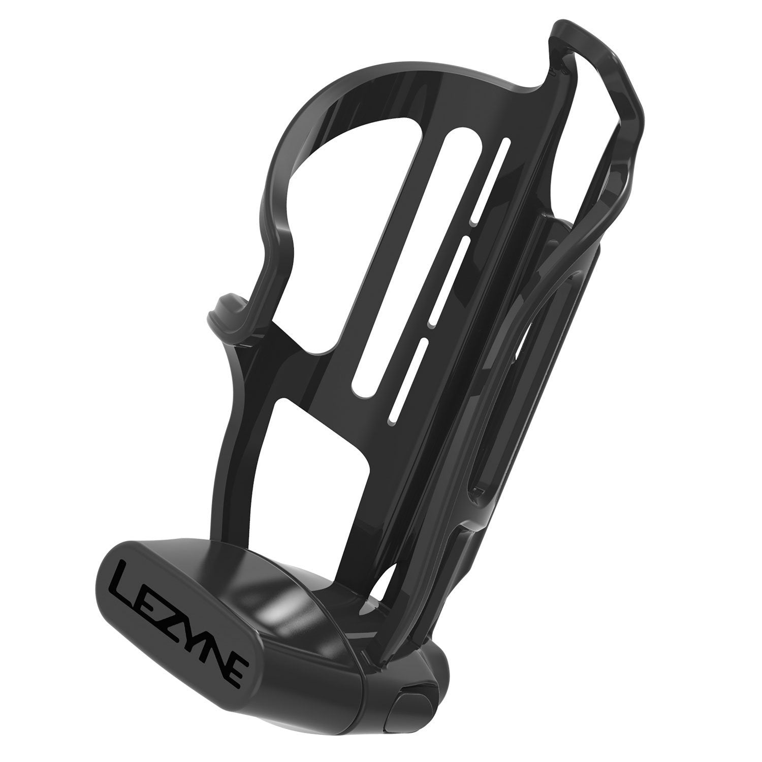 Lezyne Seitenständer – wetterfest, mit Tasche – für Trekking-/Citybike – schwarz, Graphit Composite