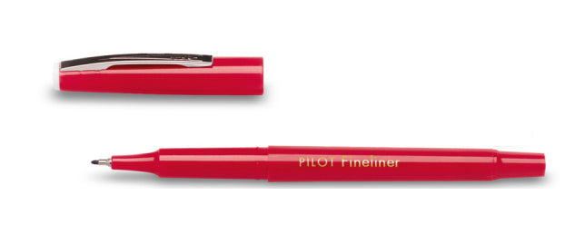 Pilot Fineliner 0,4 mm – rot