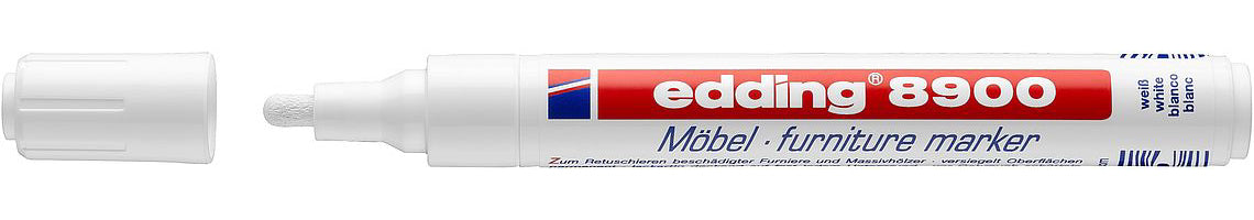 Edding Lackmarker – Weiss, 1er