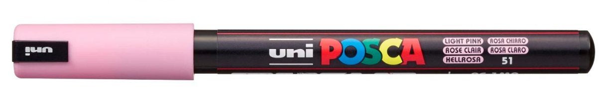 Uni-Ball Fineliner 0,7 mm – pink – wasserfest