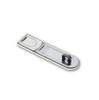 BURG-WÄCHTER PMG 100 Mechanisches Vorhängeschloss – Galvanisierter Stahl, Aussen, 150×39 mm, Silber