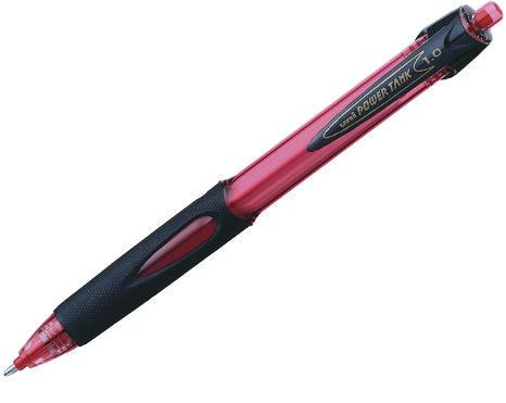 Uni-Ball Power Tank SN-220 Kugelschreiber – Rot, 1 mm Spitze, Druck, Wetterfest, Nachfüllbar