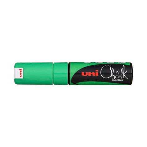 Uni-Ball PWE-8K Kreidemarker – Keil 1,8–2,5 mm – Grün, für Glas und andere glatte Oberflächen