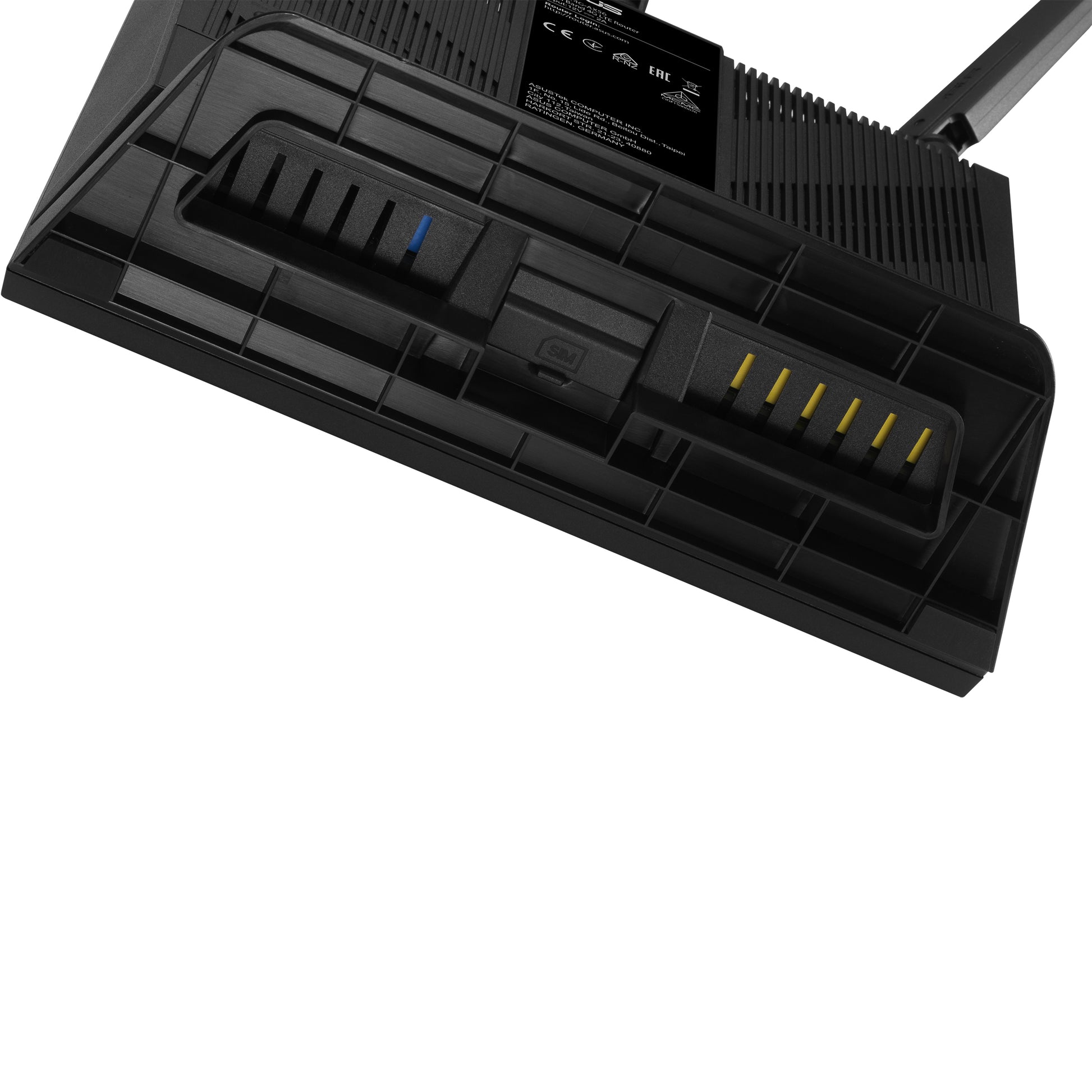 ASUS 4G-Router, Wi-Fi 6, Dual-Band (2,4/5 GHz), 1201 Mbit/s, 5× GbE, Nano-SIM, Schwarz