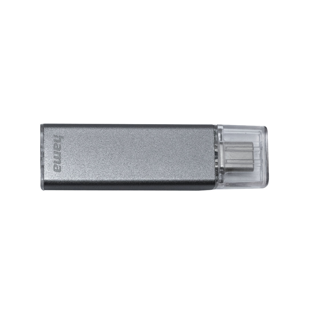 Hama Uni-C Classic – 256 GB, USB-C, USB 3.2 Gen 1, 90 MB/s, Aluminium, Anthrazit
