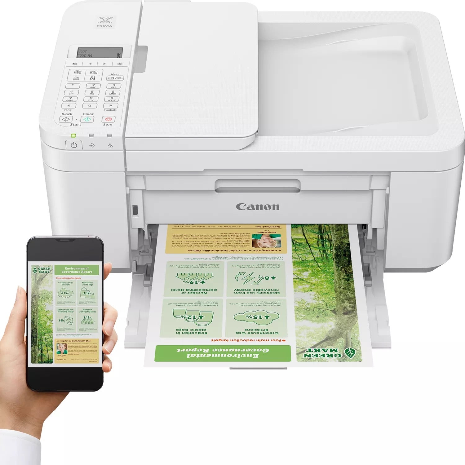 Canon PIXMA TR4751I – Farbiger Tintenstrahl-MFP A4, 4-in-1 – WLAN