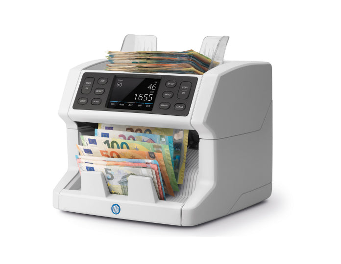 Safescan Banknotenzählmaschine – 25,9 × 25,5 × 25,4 cm – Weiss