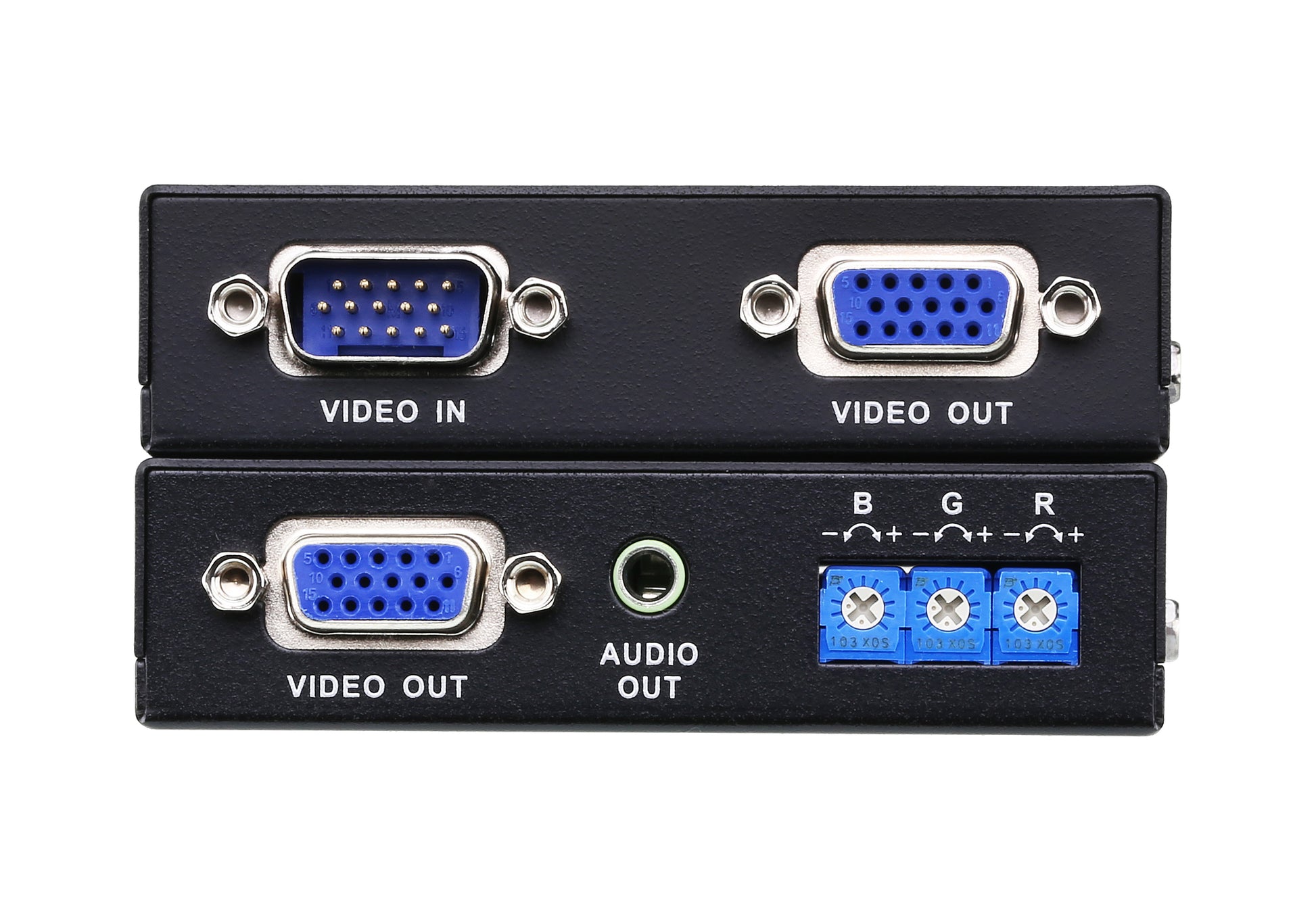 ATEN VE170 – VGA Extender-Set, über Cat5e, 1920×1200@60 Hz, 300 m, Signalkompensation