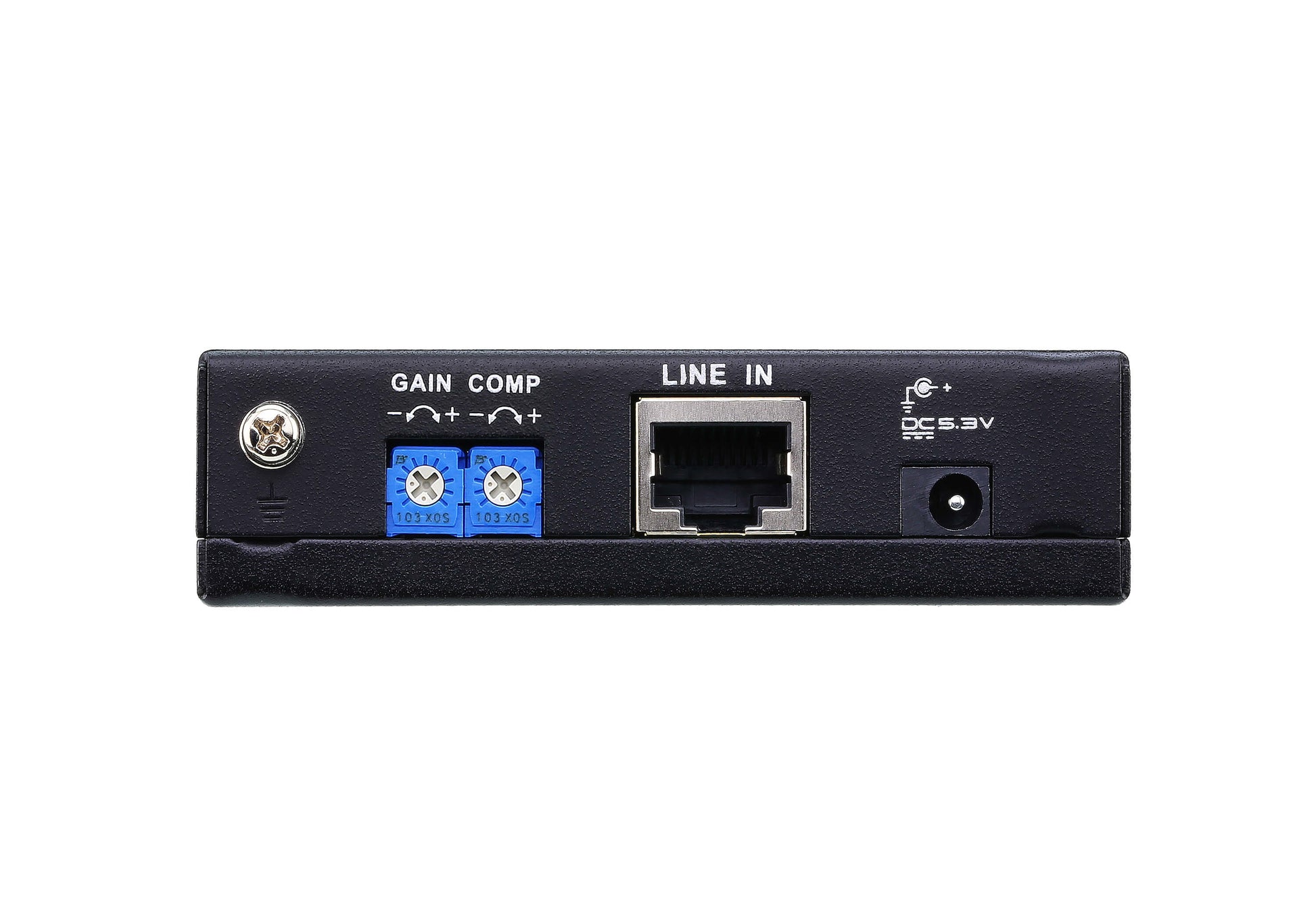 ATEN VE170R – AV-Receiver (VGA über Cat5), 1920 × 1200 @60 Hz, 300 m, Mono-Audio, für VE170T, Schwarz