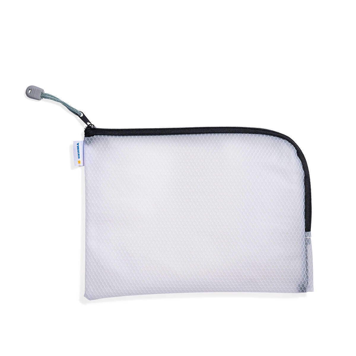 HERMA Reissverschlusstasche – 260 × 200 mm, Kunststoff, Schwarz – 1 Stück