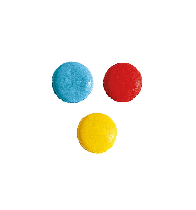 ScrapCooking Farbpulverset Pulver Blau, Rot, Gelb – 3×10 g