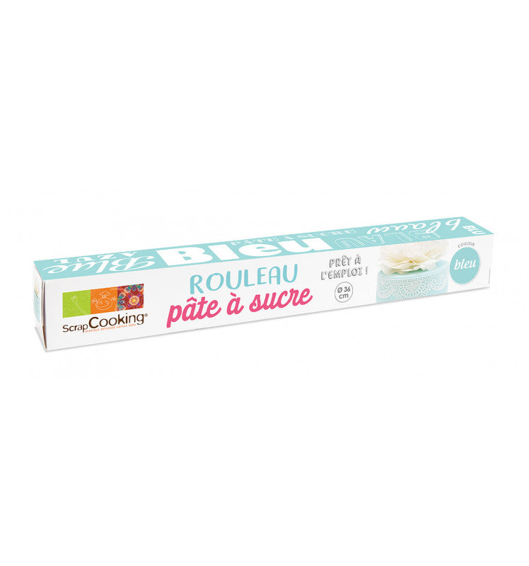 ScrapCooking Rollfondant, Ausgerollt, Blau – 430 g