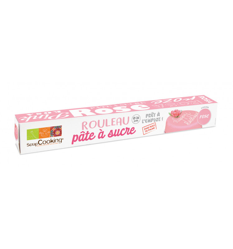ScrapCooking Rollfondant Ausgerollt Rosa – 430 g