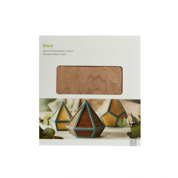 Cricut Holzplatte, Walnuss, 30,5 × 30,5 cm, 0,2 mm, 2 Stk.