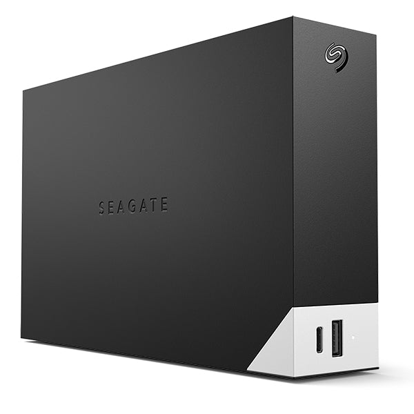Seagate One Touch Desktop mit HUB 10 TB – Externe HDD, USB-C/USB-A (USB 3.2 Gen 1), Schwarz/Grau