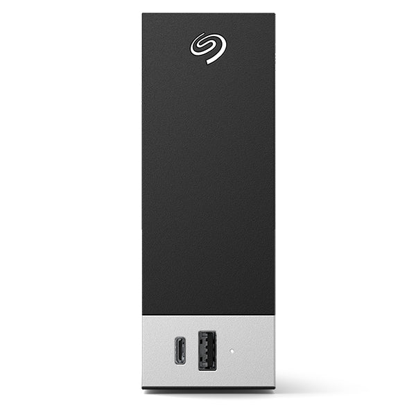Seagate One Touch Desktop mit HUB 10 TB – Externe HDD, USB-C/USB-A (USB 3.2 Gen 1), Schwarz/Grau