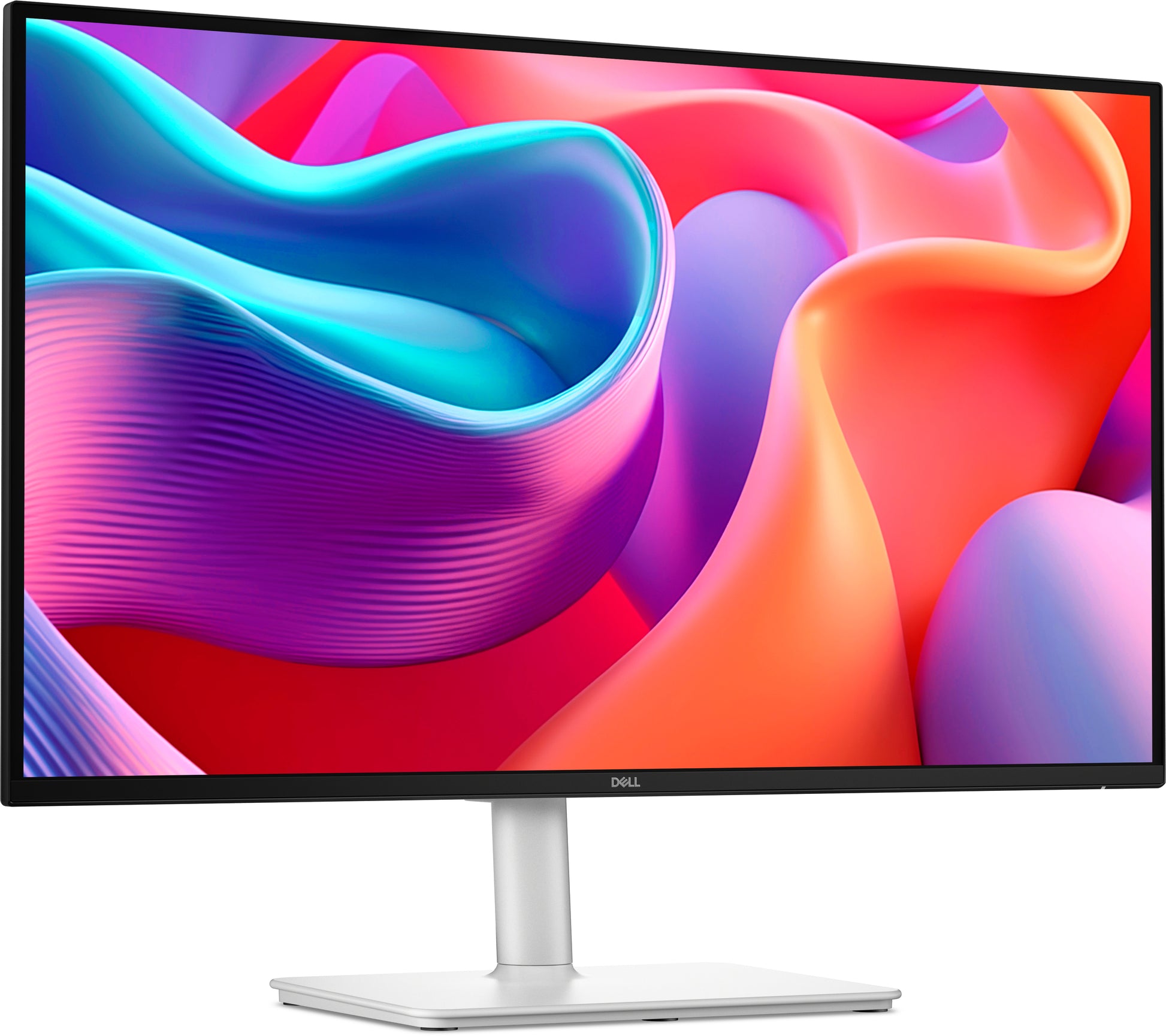 Dell S2725Dc – Monitor, 27", 350 cd/m², USB-C (65 W PD), Integrierte Lautsprecher, VESA 100 × 100, Ash White