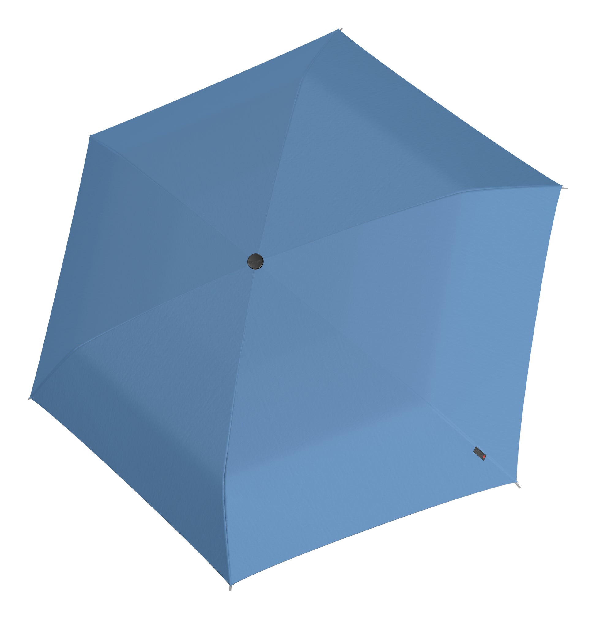 Knirps Taschenschirm U.200 HeatShield – Auf/Zu-Automatik, Ø 95 cm, L 26 cm – blau – windfest