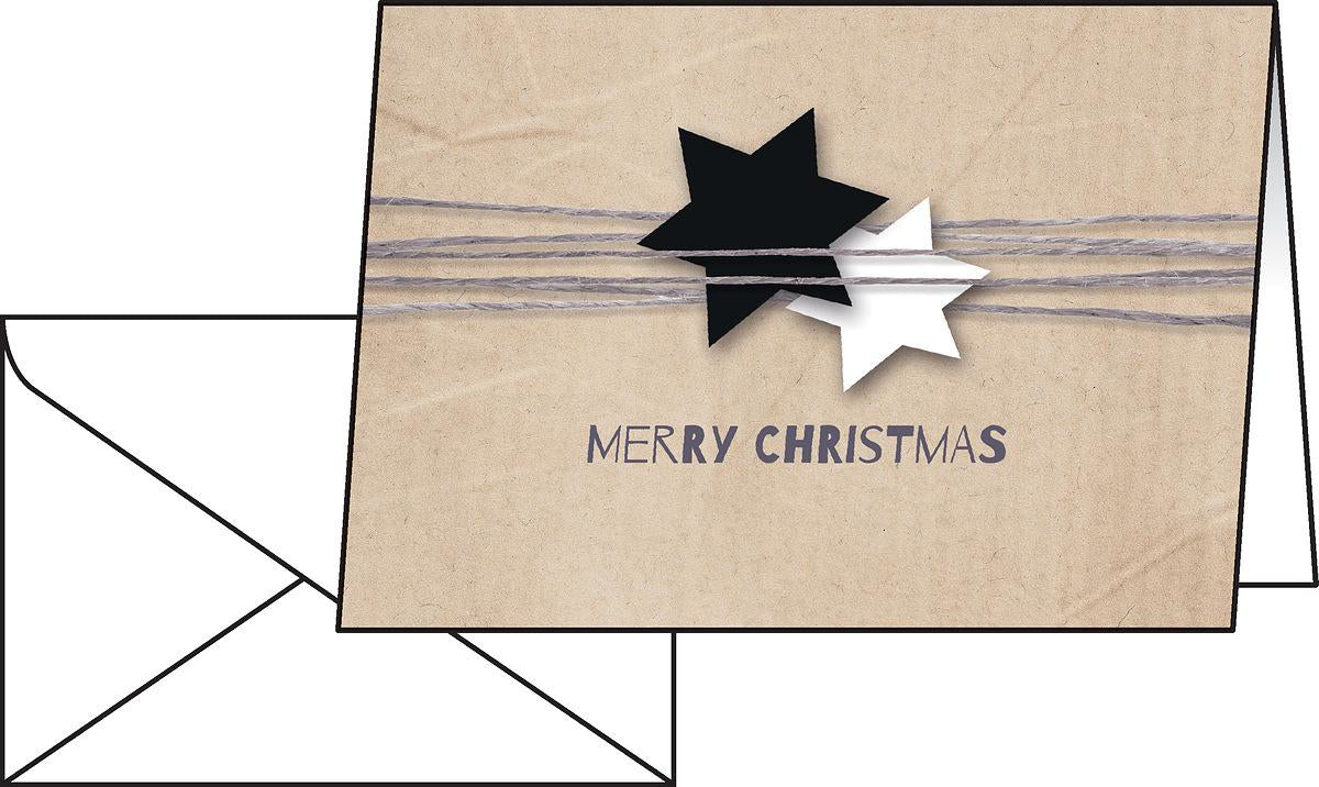 Sigel Weihnachtsgrusskarte – A6 (105 × 148 mm) – mit Umschlägen, für Inkjet/Laser/Kopierer, Edelkarton