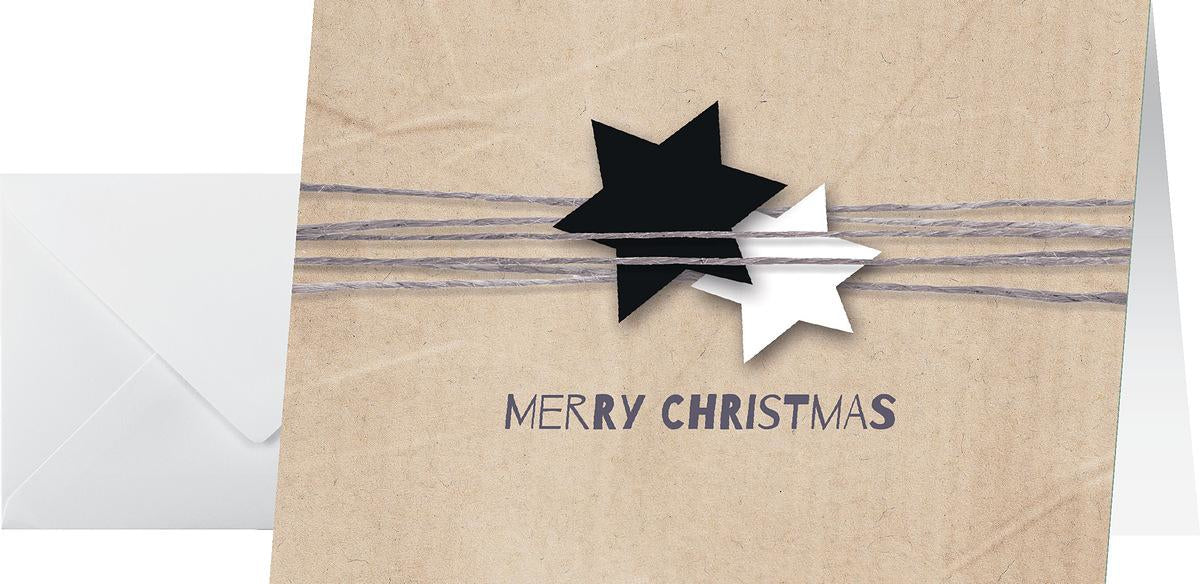 Sigel Weihnachtsgrusskarte – A6 (105 × 148 mm) – mit Umschlägen, für Inkjet/Laser/Kopierer, Edelkarton