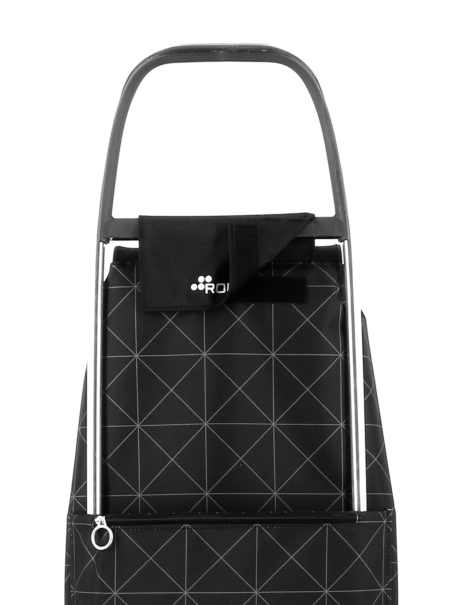 Rolser Stofftasche, Polyester, Schwarz/Weiss, 360×630×190 mm, mit 4 Rädern, 40 kg