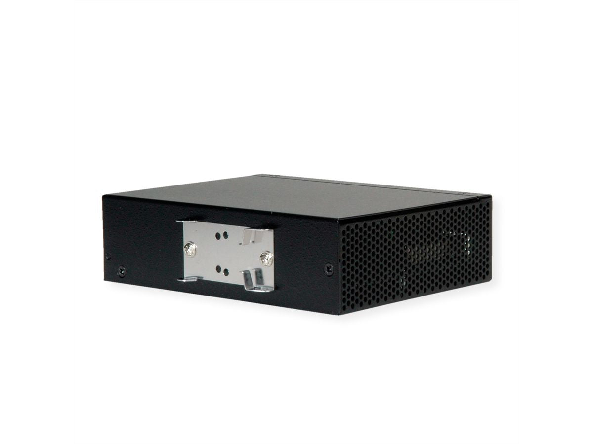 ROLINE Medienkonverter – Gigabit, 1× RJ‑45, 1× SFP (1000Base‑SX, Multi‑Mode, 500 m), PoE (802.3af/at/bt)