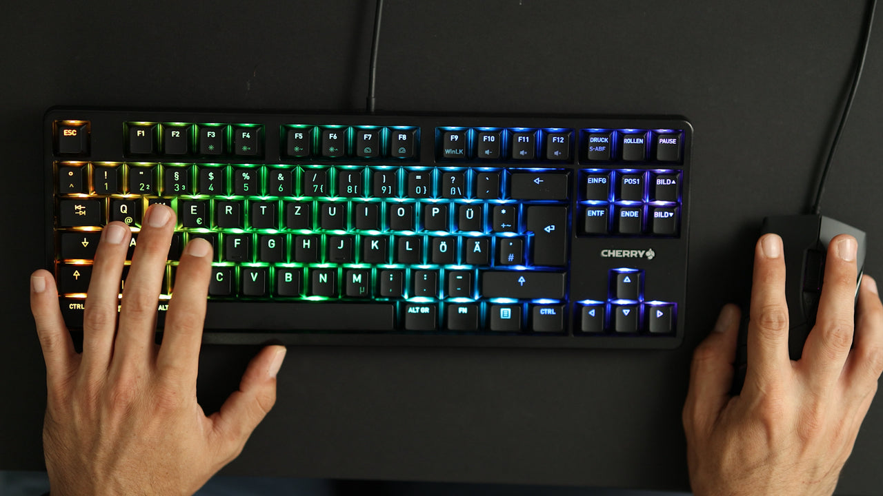 CHERRY G80-3000N RGB TKL – Tastatur, kabelgebunden (USB), DE-Layout (DE)