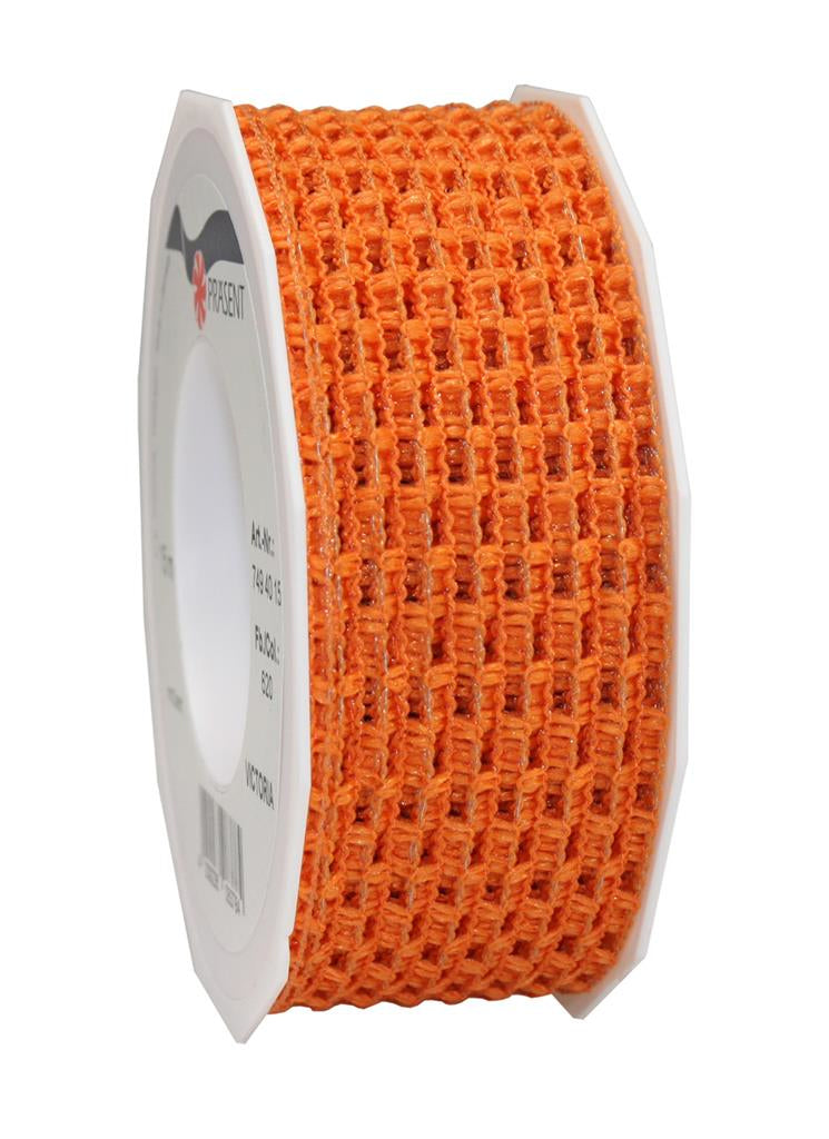 Pattberg Geschenkband Polyester Orange – 40 mm × 15 m – 1 Stk.