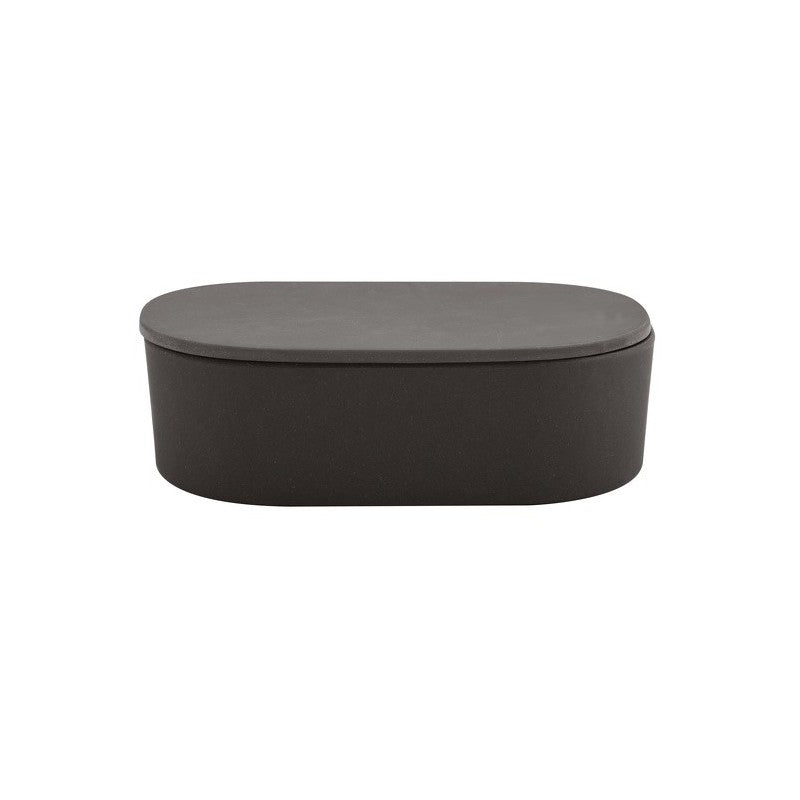 Spirella Aufbewahrungsbox – Bambus – Anthrazit – 182 × 58 × 125 mm