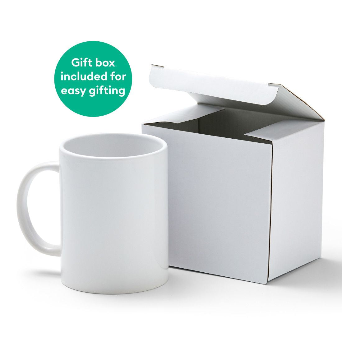 Cricut Tasse – 0,44 l, Keramik, Weiss, 2 Stück, für Cricut Tassenpresse Mug Press