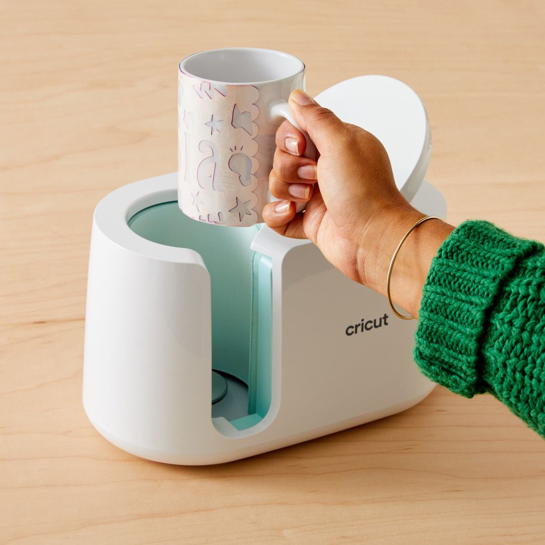 Cricut Tasse – 0,44 l, Keramik, weiss, für Cricut Tassenpresse Mug Press, 6 Stück