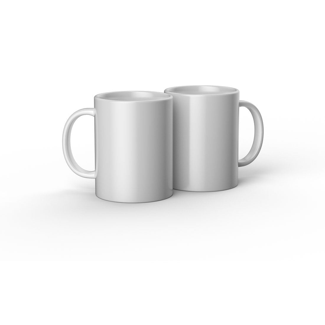 Cricut Tasse – 0,44 l, Keramik, Weiss, 2 Stück, für Cricut Tassenpresse Mug Press