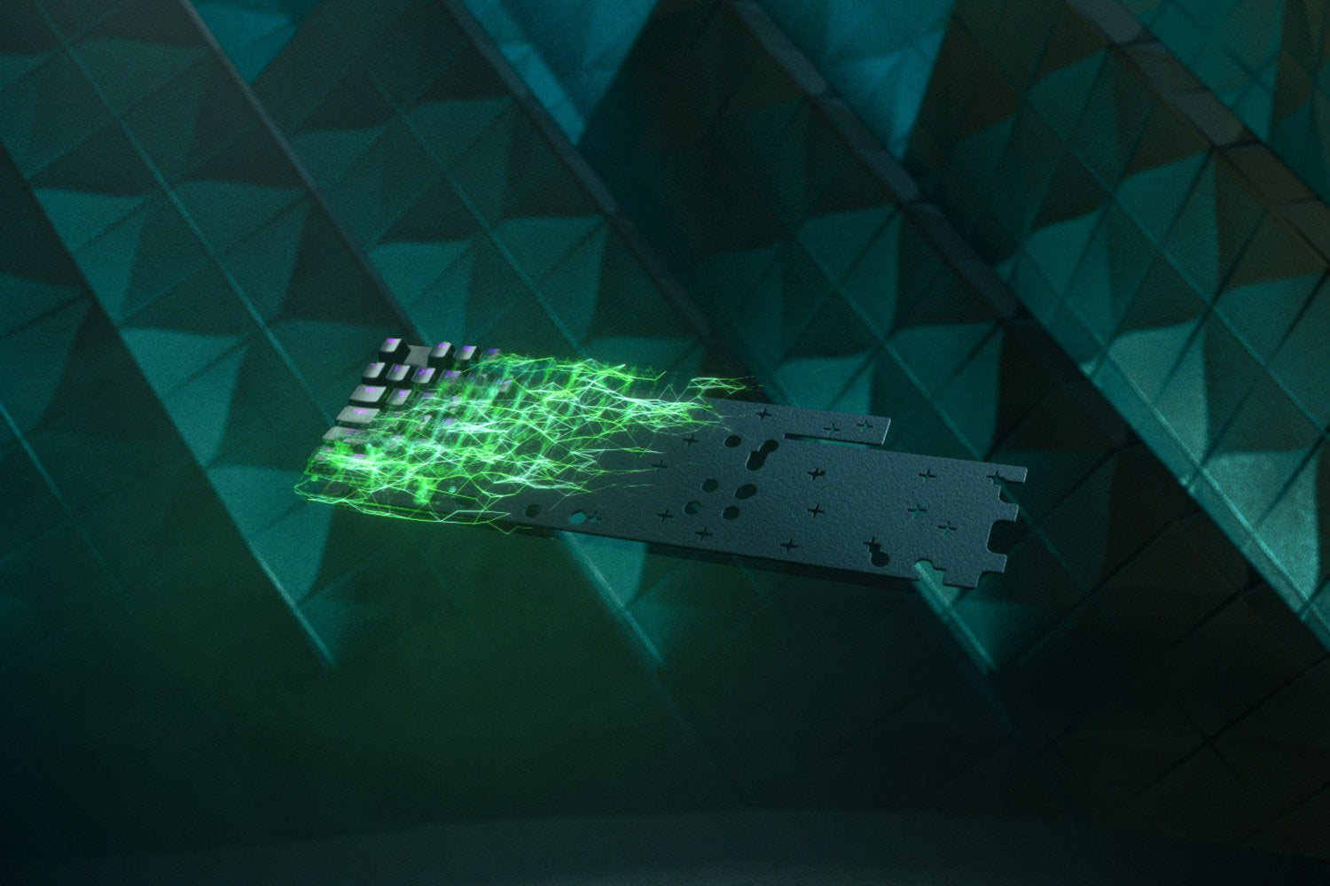 Razer Huntsman V2 – Tastatur, kabelgebunden (USB), DE-Layout (DE), Fullsize (mit Ziffernblock), mechanisch