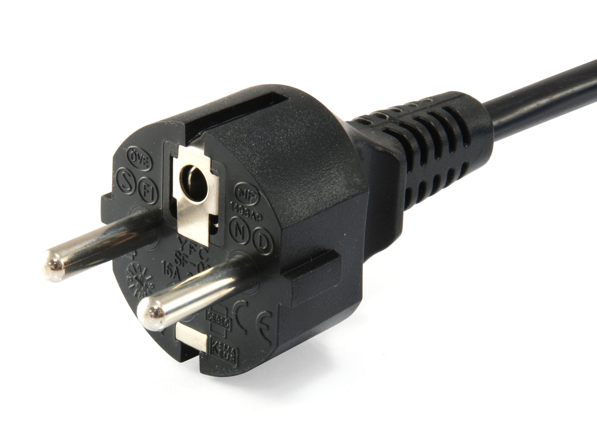 Equip Netzkabel – IEC C5 auf Schuko (CEE 7/7), 3 m, 250 V/2,5 A, schwarz
