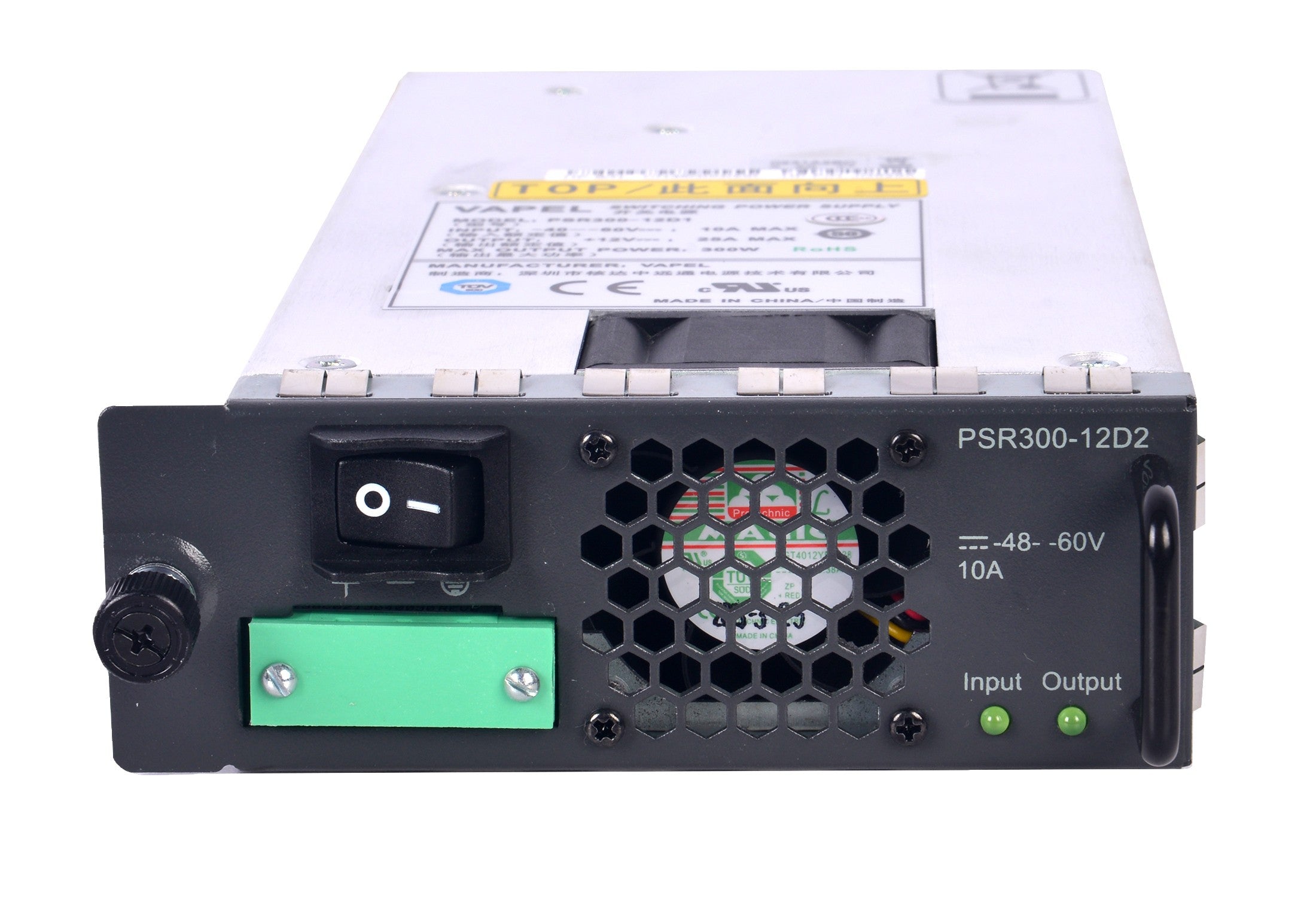 HPE X351 Netzteil 300 W – 48–60 V DC Eingang, 12 V DC Ausgang – Metallisch