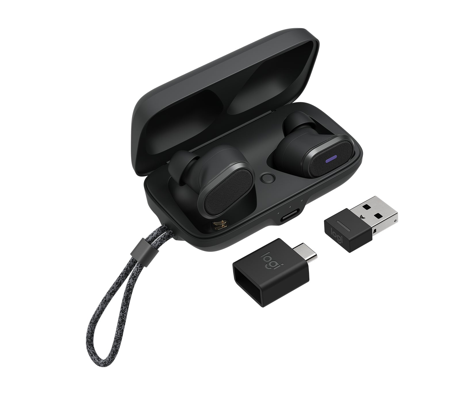 Logitech Zone True Wireless – True Wireless In-Ear Kopfhörer – Bluetooth – Graphit